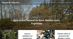 Desktop Screenshot of bosquedealimentos.org